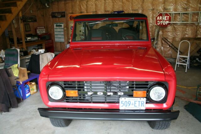 1970 Red Ford Bronco