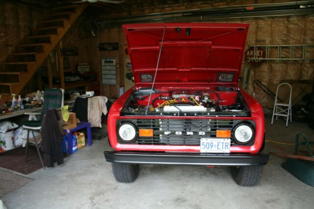1970 Red Ford Bronco