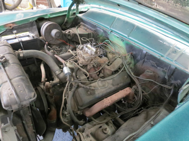 1956 Green Ford Fairlane Sedan