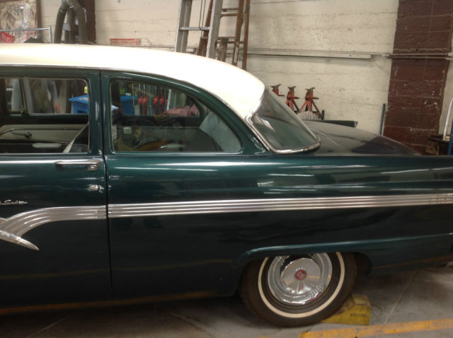 1956 Green Ford Fairlane Sedan
