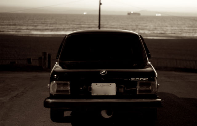 1976 Black BMW 2002 Coupe
