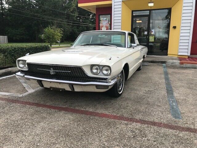 1966 White Ford Thunderbird Coupe