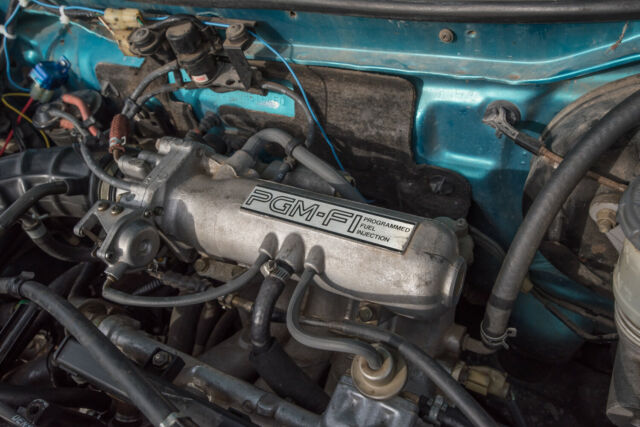 1991 Blue/Green Honda Civic Hatchback