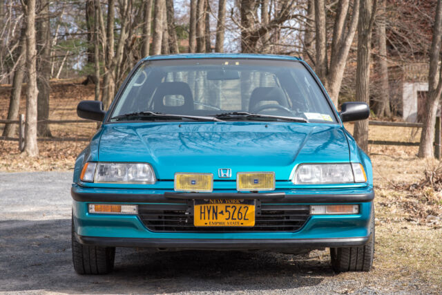 1991 Blue/Green Honda Civic Hatchback