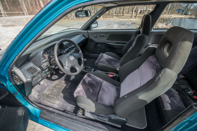 1991 Blue/Green Honda Civic Hatchback