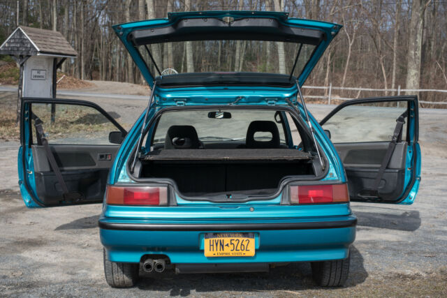 1991 Blue/Green Honda Civic Hatchback