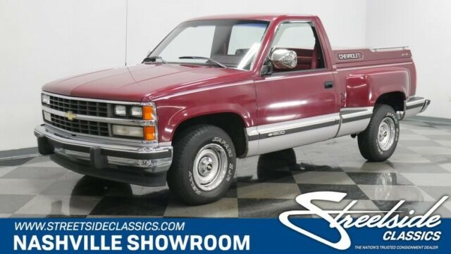 1988 Maroon Chevrolet C/K Pickup 1500 Pickup Truck