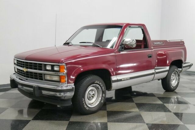 1988 Maroon Chevrolet C/K Pickup 1500 Pickup Truck