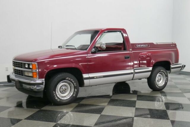 1988 Maroon Chevrolet C/K Pickup 1500 Pickup Truck