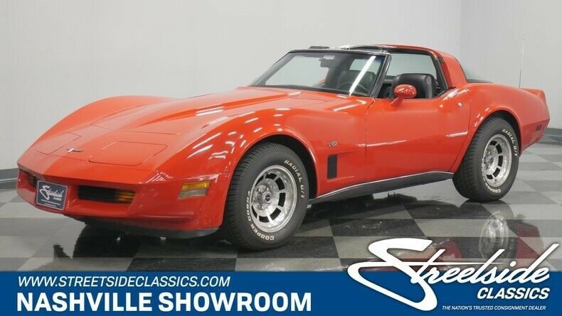 1980 Red Chevrolet Corvette Coupe
