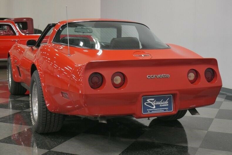 1980 Red Chevrolet Corvette Coupe