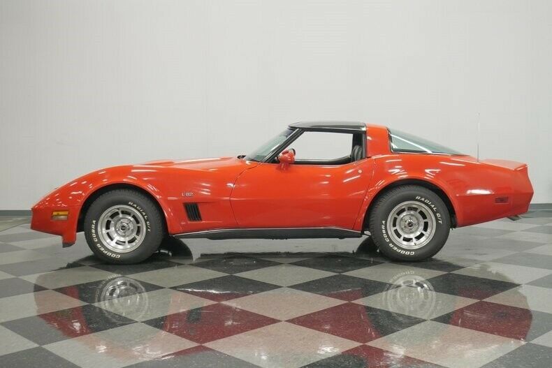 1980 Red Chevrolet Corvette Coupe