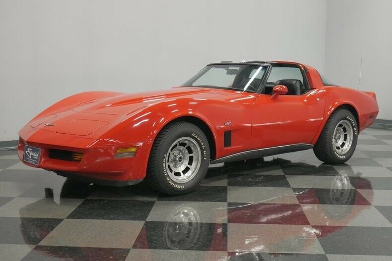 1980 Red Chevrolet Corvette Coupe