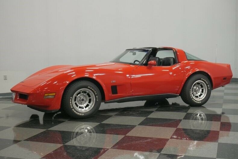 1980 Red Chevrolet Corvette Coupe