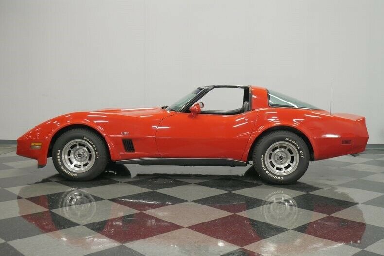 1980 Red Chevrolet Corvette Coupe
