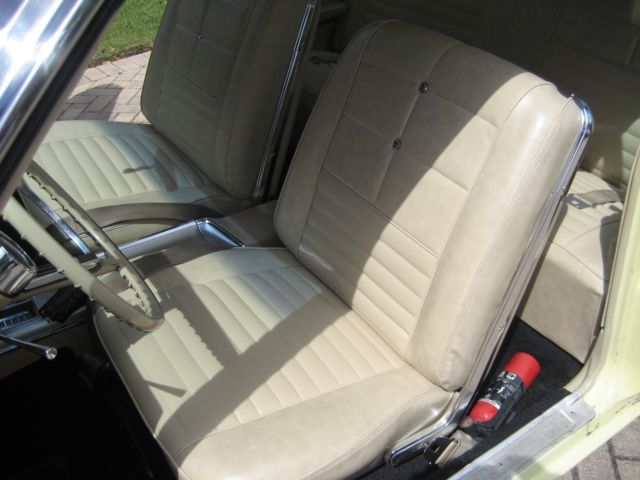 1966 Yellow Ford Fairlane