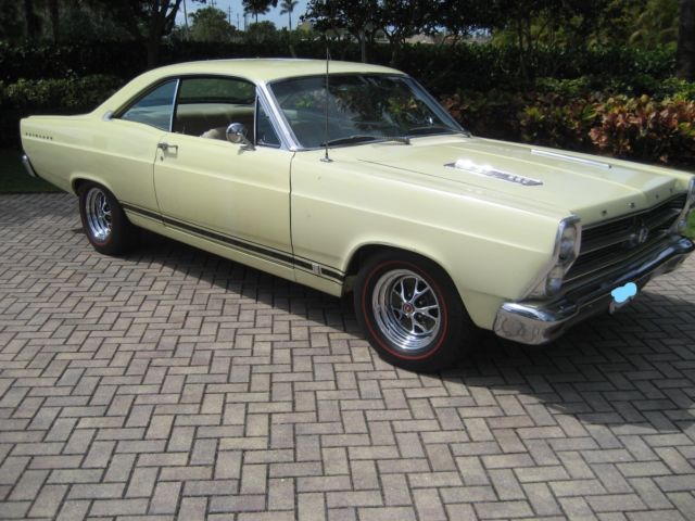 1966 Yellow Ford Fairlane