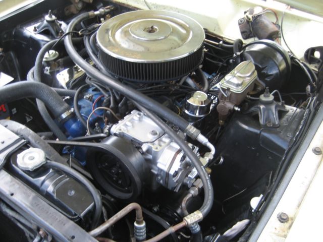 1966 Yellow Ford Fairlane