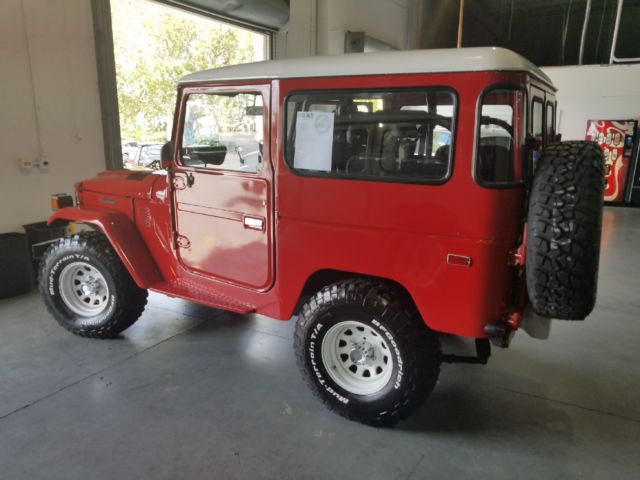1978 Red Toyota Land Cruiser HARDTOP