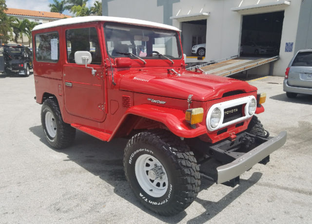 1978 Red Toyota Land Cruiser HARDTOP
