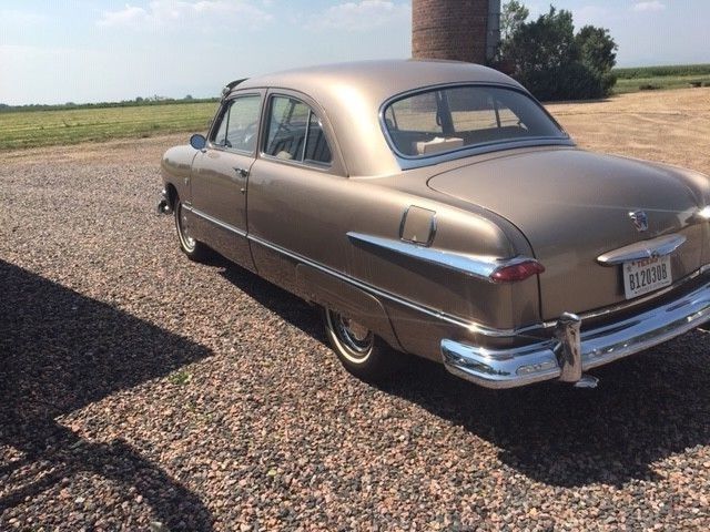 1951 Gold Ford Custom 2 door sedan Sedan