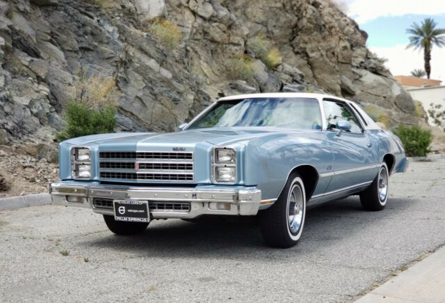 1976 Blue Chevrolet Monte Carlo Coupe
