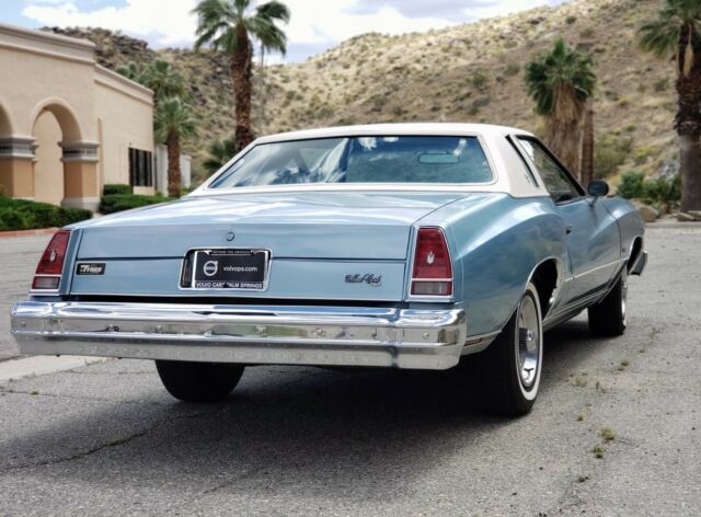 1976 Blue Chevrolet Monte Carlo Coupe