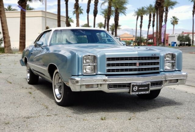 1976 Blue Chevrolet Monte Carlo Coupe