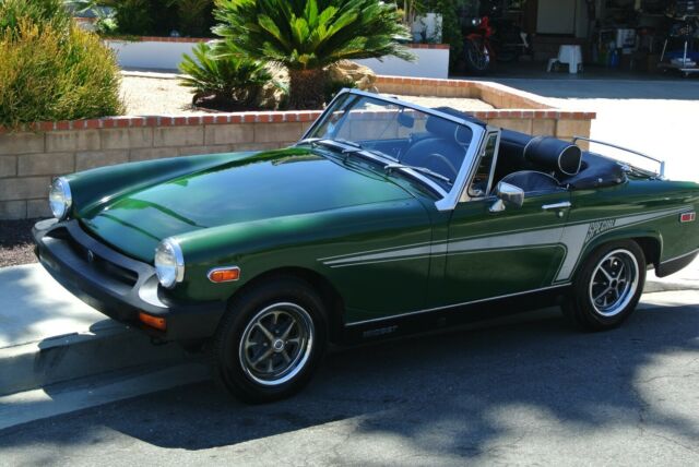1976 Green MG Midget Convertible