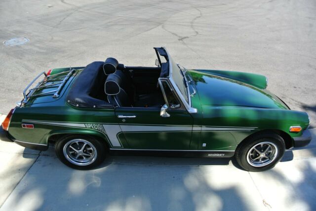 1976 Green MG Midget Convertible