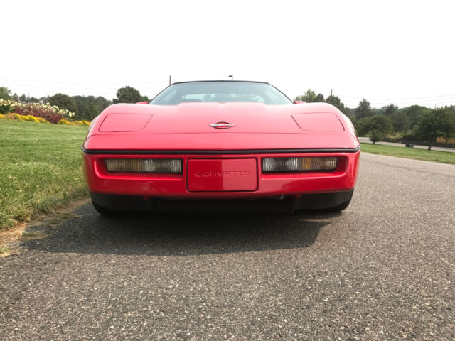 1990 RED Chevrolet Corvette