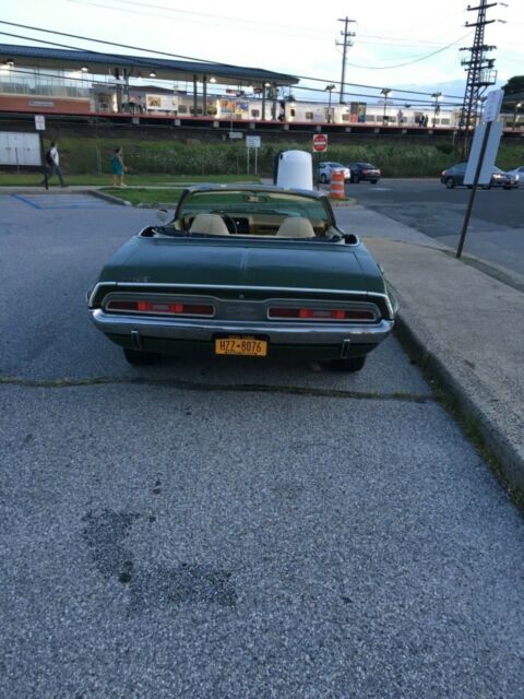 1971 Green Dodge Challenger Convertible