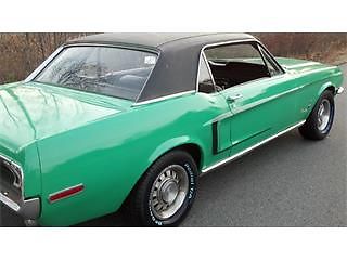 1968 Code WT7126 Special Green Ford Mustang Coupe