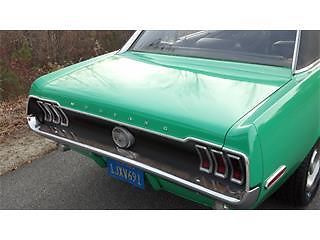 1968 Code WT7126 Special Green Ford Mustang Coupe