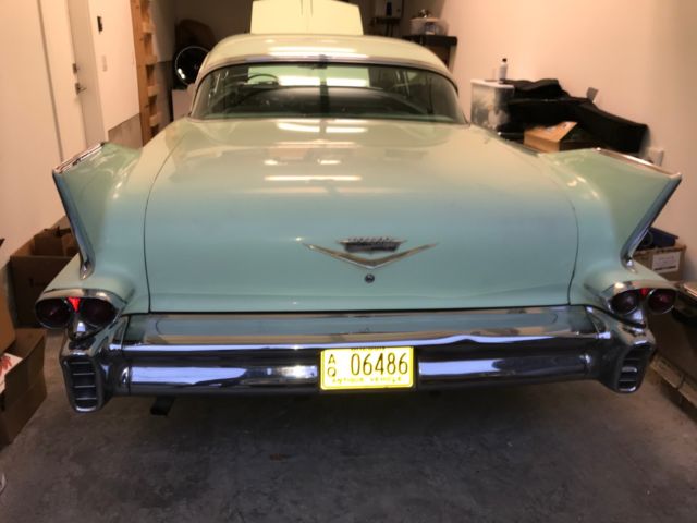 1958 Green Cadillac Series 62 Coupe