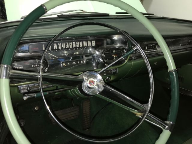 1958 Green Cadillac Series 62 Coupe