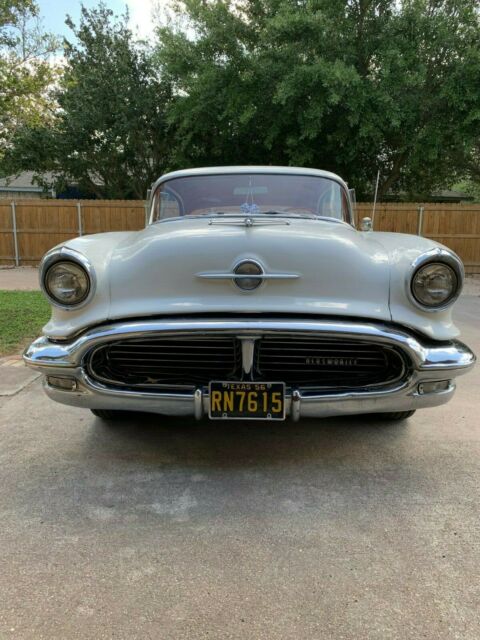 1956 Red/White Oldsmobile Eighty-Eight Sedan