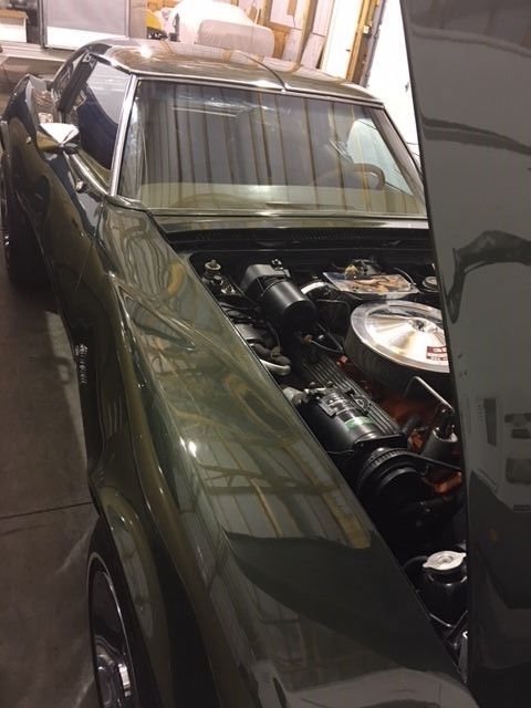 1969 fathom green Chevrolet Corvette Coupe