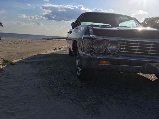 1967 Black Chevrolet Impala Hardtop sedan