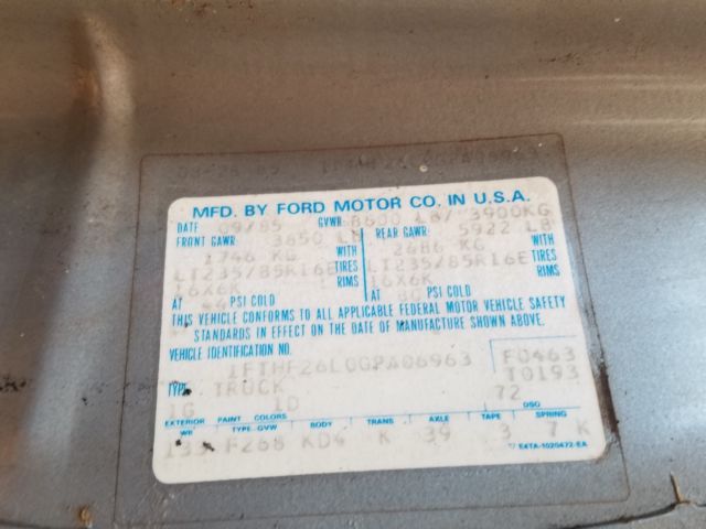 1986 Black Ford F-250