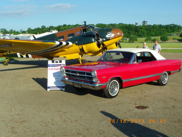 1967 Red Ford Fairlane Convertible