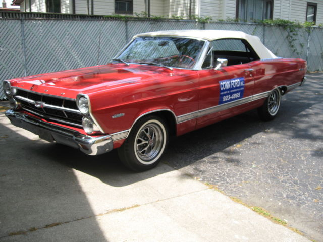 1967 Red Ford Fairlane Convertible