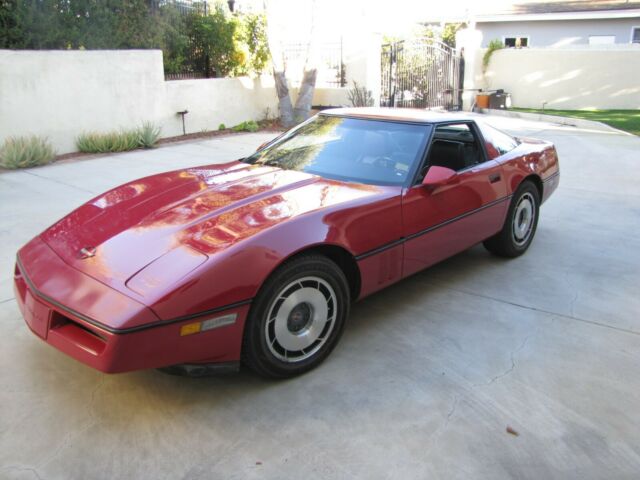 1984 Red Chevrolet Corvette Coupe