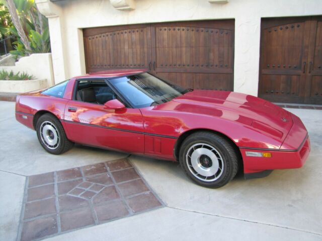 1984 Red Chevrolet Corvette Coupe