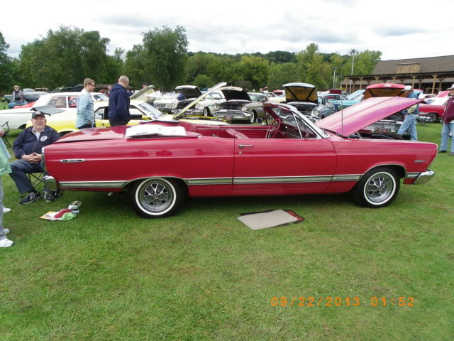 1967 Red Ford Fairlane Convertible