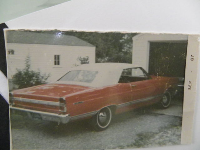 1967 Red Ford Fairlane Convertible
