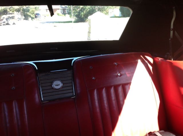 1965 Red Ford Galaxie Convertible