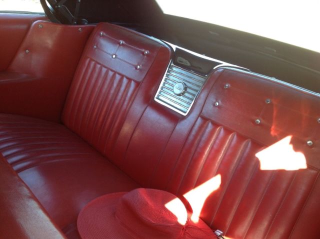 1965 Red Ford Galaxie Convertible