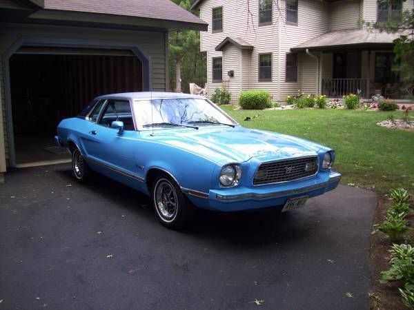 1974 Blue Ford Mustang Coupe