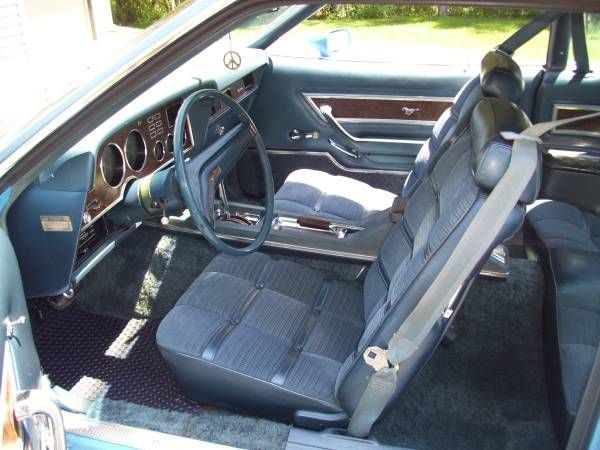 1974 Blue Ford Mustang Coupe